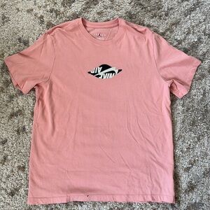 Nike Air Jordan, Pink/Salmon XL Short Sleeve Tee